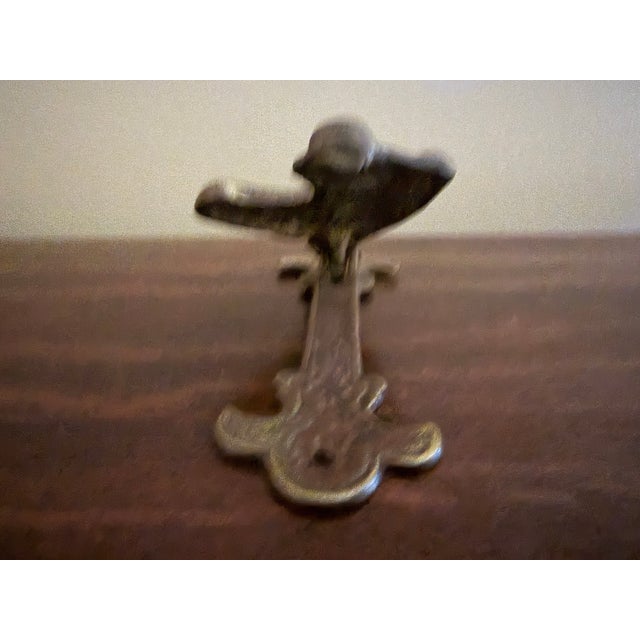 1940s English Cast Brass Horse Head Door Knocker With Aged Patina For Sale In South Bend - Image 6 of 7