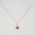1Ct Padparadscha Sapphire Pendant With Earth-Mined Diamonds in Solid 14k Gold For Sale - Image 4 of 7