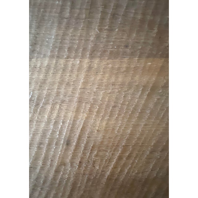 1970s Brutalist Handcrafted Dining Table in Oak, Belgium, 1970s For Sale - Image 5 of 6