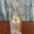Stone Gray Waylande Gregory Glass Bottle With Stone Gray and Metallic Gold Art Deco Design For Sale - Image 8 of 12