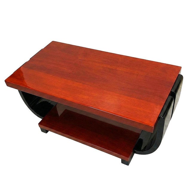1930s Two-Tone Art Deco Side & Coffee Tables Pair Attributed to Gilbert Rohde for Brown Saltman For Sale - Image 4 of 11