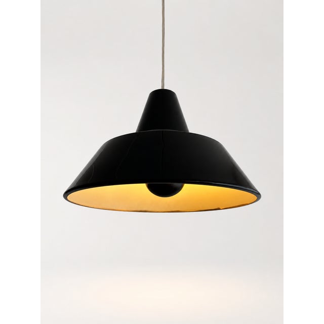 Industrial Pendant Lamp attributed to Asger Bay Christiansen for Asger BC, 1970s For Sale - Image 12 of 12