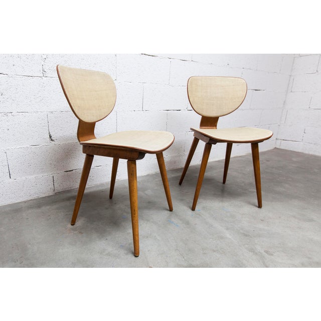 1960s No. 831 G1 Chairs by Max Bill for Baumann, 1960s, Set of 2 For Sale - Image 5 of 18