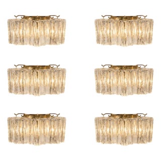 Italian Murano Glass Sconces, 1990s, Set of 6 For Sale