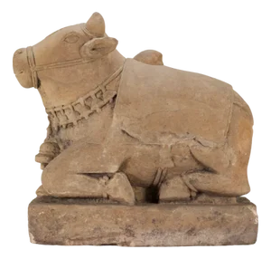 Sandstone Nandi Bull, 1930s