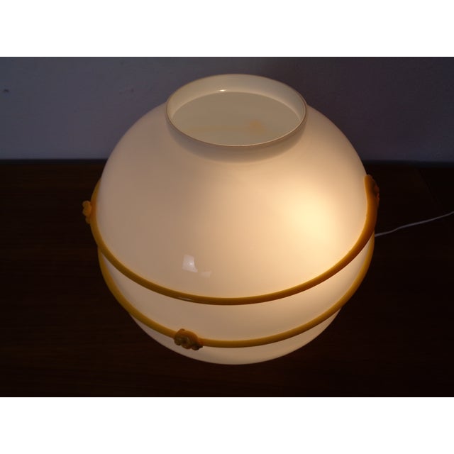 Glass Large Murano Mushroom Table Lamp, Italy, 1970s For Sale - Image 7 of 13