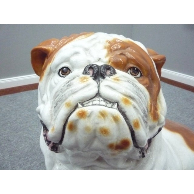 Mid-Century Earthenware English Bulldog, 1960s For Sale - Image 6 of 10