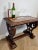 Wood 19th Century Renaissance Revival Carved Oak Marble Top Table For Sale - Image 7 of 11
