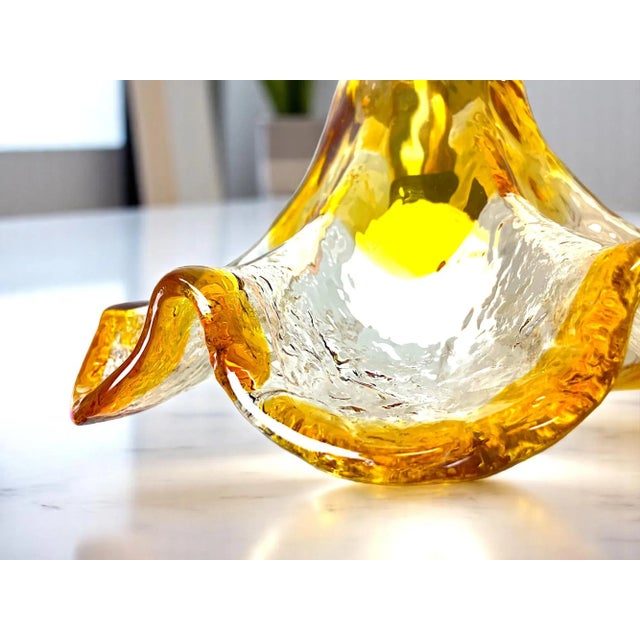 Metal Murano Glass Tulip Pendant Light, 1960s For Sale - Image 7 of 10