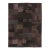 Vintage Turkish Patchwork Kilim Rug in Brown With Textural Design - Rug & Kilim For Sale