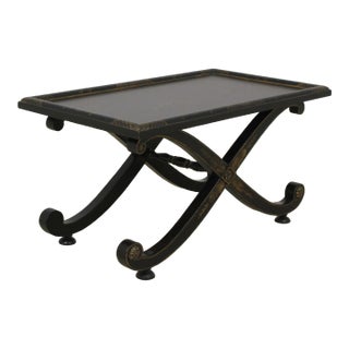 Chinoiserie Paint Decorator Coffee Cocktail Table For Sale