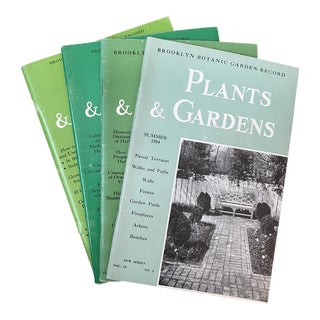 Vintage Brooklyn Botanic Garden Record Magazines/Handbooks - Set of 4 For Sale