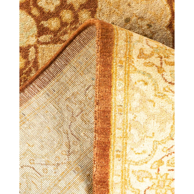 Mogul Hand-Knotted Runner Rug - Yellow, 2' 6" x 10' 3" For Sale In New York - Image 6 of 8