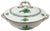 Chinese Bouquet Apponyi Green Porcelain Tureen with Handles from Herend For Sale