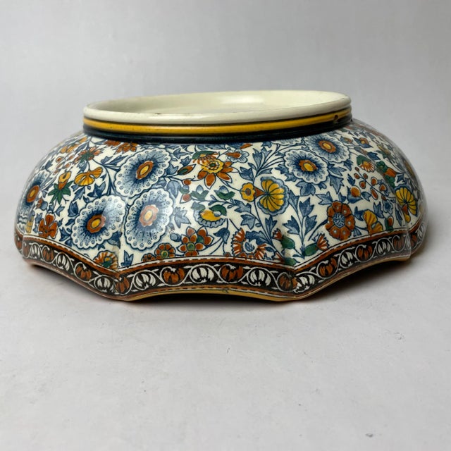 Paisely Bowl by Gien, 1920s For Sale - Image 6 of 10
