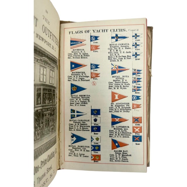 Late 19th Century Who Won Yachtsman’s Handbook by James C Summers 1893 Nautical Yacht Clubs For Sale - Image 5 of 12