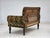 Green Vintage Danish Two-Seater Drop Arm Sofa in Green Furniture Velour, 1930s For Sale - Image 8 of 18