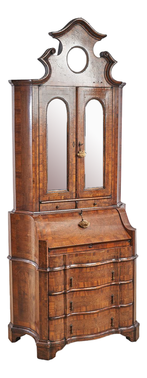 Vintage Brown Wood Cabinet