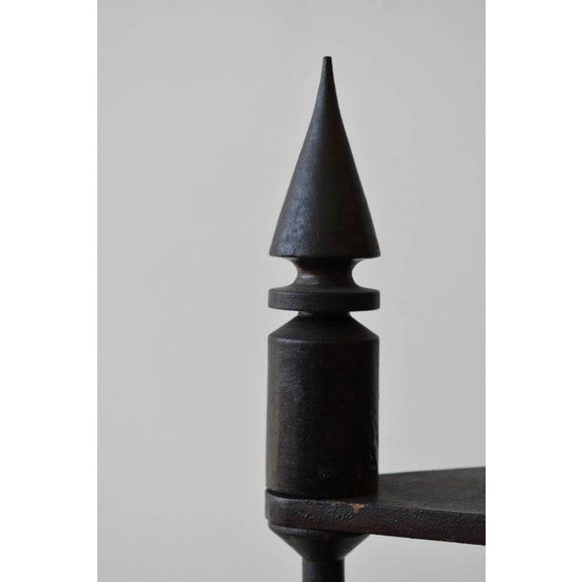 Antique Ebonized Tiered Spool Corner Shelf With Exaggerated Finials, Circa Late 19th Century For Sale In New York - Image 6 of 18