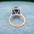 Sapphire Diamond Ring Size 6.25 14k Gold 6.84 TCW Certified For Sale - Image 10 of 13