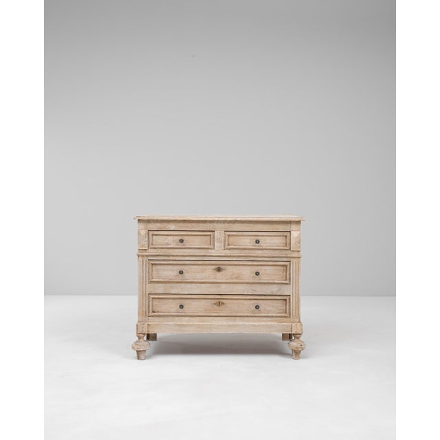 1900s French Oak Chest Of Drawers For Sale - Image 16 of 18