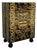Late 20th Century Neoclassical Style Black and Gilt Decorated Urn Motif Storage Chest For Sale
