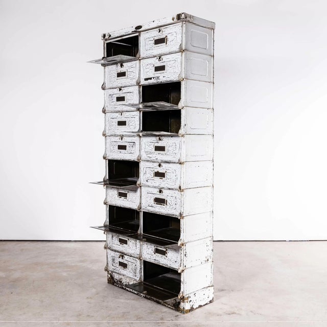 Metal Styrofoam Folding Cabinet from Forge De Strasbourg, 1930s For Sale - Image 7 of 14
