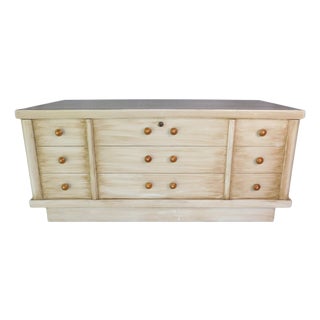 1957 Vintage Mid-Century Modern Lane Blonde Oak Veneer Cedar Chest ~ Lock Removed ~ For Sale