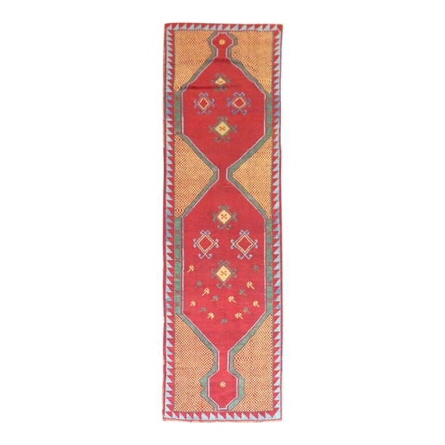 Early 20th Century Turkish Anatolian Runner For Sale