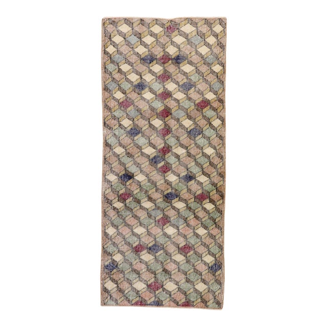 Vintage Turkish Sivas Rug, 02'10 X 06'06 For Sale