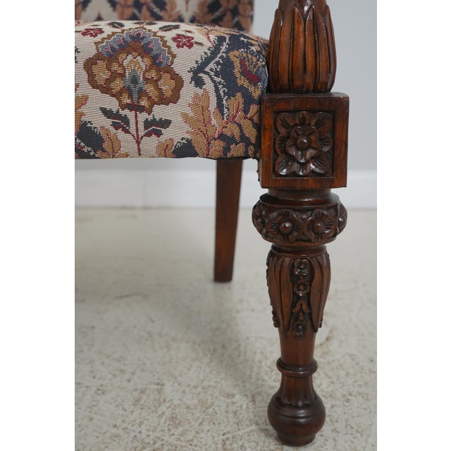 Pair Large Swan Carved Mahogany Throne Chairs For Sale - Image 13 of 18