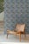 Not Yet Made - Made To Order Shell of a Good Time Grasscloth Wallpaper by House Party | Ocean Blue | 8 Yards For Sale - Image 5 of 12