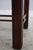Chippendale Style Cherry Damask Upholstered Window Bench For Sale - Image 11 of 12
