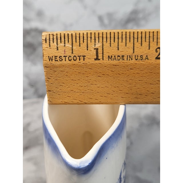 1970s McCoy Pottery Blue Creamer For Sale - Image 16 of 18