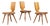 S28 Dining Chairs in Patinated Elm by Pierre Chapo, France, 1972, Set of 3 For Sale