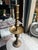 1970s 1970s Large Brass Detailed Candleholder For Sale - Image 5 of 10
