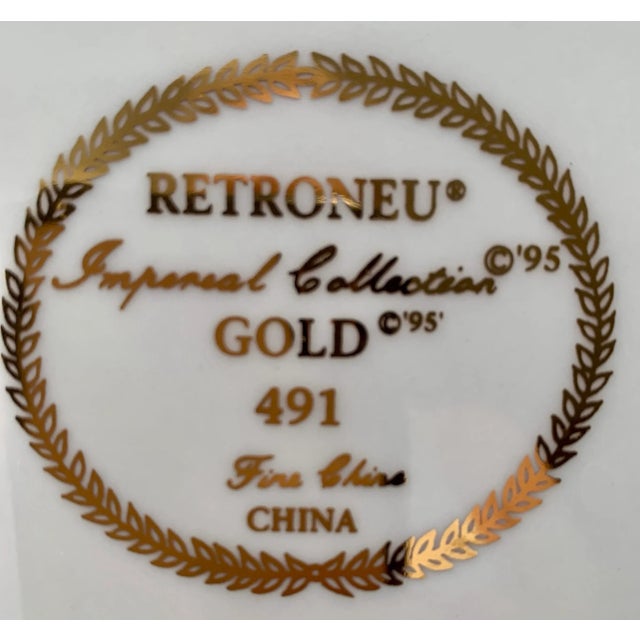 Retroneu Imperial Gold 22k Dinner Set - 65 Pieces For Sale - Image 9 of 9