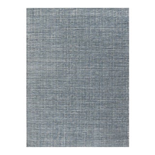 Simplicity Comfort Blue Gray Contemporary Rug 8'11 X 12' For Sale