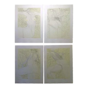 Guillaume Azoulay Images Complete Suite of 4 Hand Signed Art Etchings