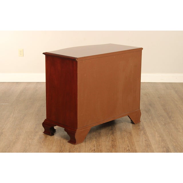 Baker Georgian Style Mahogany Serpentine Chest of Drawers For Sale - Image 12 of 12