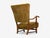 Frits Henningsen, Danish Modern, Corduroy, Wood, Lounge Chair, Denmark, 1940s For Sale - Image 11 of 12