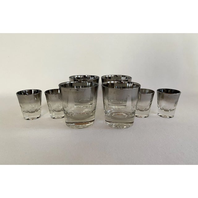 Dorothy Thorpe Dorothy Thorpe Style Low Ball & Shot Glass Set - 8 Pieces For Sale - Image 4 of 10