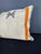Turkish Hemp Pillow Cushion Natural Beige Orange Pillow Cushion Cover 16" x 24" For Sale - Image 4 of 4