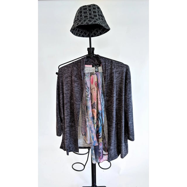 1960s Mid-Century Modern Metal Entry Hall Tree Coat Rack For Sale - Image 12 of 13