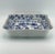 Chinoiserie Zwiebelmuster "Blue Onion" 9-Inch Square Blue and White Vegetable Bowl Vintage For Sale - Image 3 of 17