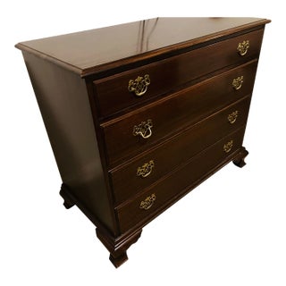 Kindel Chippendale Mahogany Chest of Drawers Commode For Sale