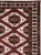 A vintage Central Asian Turkoman carpet from the mid-20th century. Measures: 6' 7" x 10' 10"