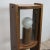 Vintage Wooden Floor Lamp with Arched Glass Panes, 1960s For Sale - Image 4 of 16