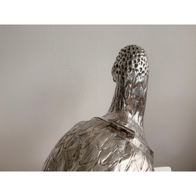 Duck Silver-Plated Wine Cooler from Franco Lapini, Italy, 1960 For Sale - Image 14 of 17