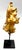 Antique French gilded wood cherub putti sculpture fragment on a stand. This beautiful sculpture has fine details in a...